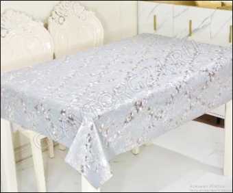 Клеенка HOZBAT Элегия голд на ткани 1,37*20м YTRA 82495E-S 