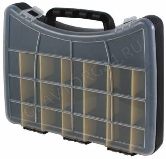 Ящик д/крепежа пластик 40*30*6см/65652