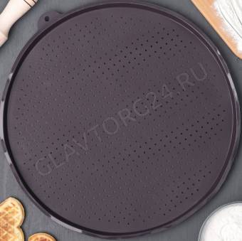 Коврик перфорированный круглый для выпечки 35х1,5 см 3626699