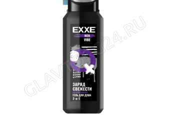 EXXE MEN гель для душа 400 мл 2в1 "Увлажняющий" VIBE АКЦИЯ