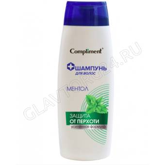 Compliment Шампунь для волос от перхоти МЕНТОЛ, 400мл (2025-10)
