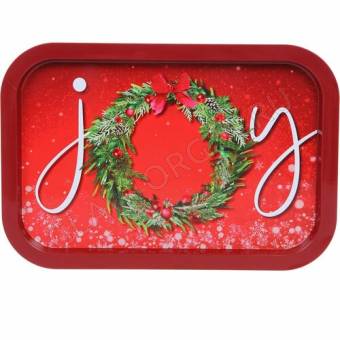 Поднос жестяной 34*23см "JOY"