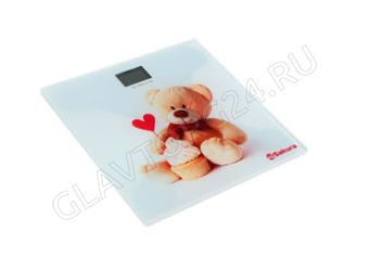 Весы напольные электронные SAKURA SA-5071BR 180кг Медвежонок 