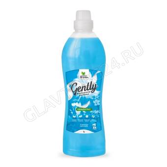 Gently Кондиционер для белья "Утренняя прохлада" (голубой), 1000 мл. Clean&Green CG8146/12