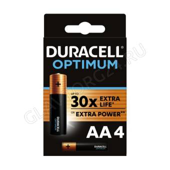 DURACELL OPTI AA 4шт Батарейки ВЫПИСЫВАТЬ ПО 4шт