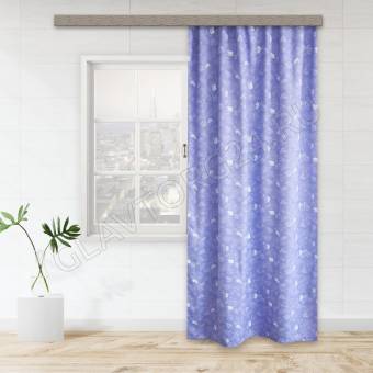 Штора вуаль печать Essence 0059 145*260см сиреневый