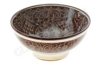 Коса малая Риштанская Керамика 15см/0,5л коричневая 2533000