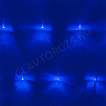 Гирлянда светод. «Cетка» ML-144B, 1.5*1.5м, 144 LED, синий,шнур 1,5м, Funray РАСПРОДАЖА 2019