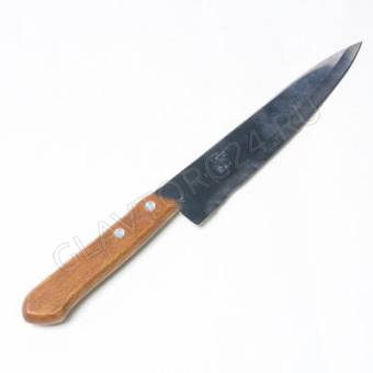 Нож 12,5см кухон 5" дер ручка разд/12