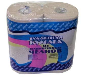 Туалетная бумага 4 шт на втулке 50м перфор. Н.-Челны/12