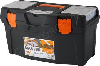 Ящик для инструментов Master 19 черный/оранжевый