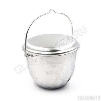 Котелок 4,5л костровой "СЛЕДОПЫТ" конический алюм./10/ арт. PF-CWS-P97