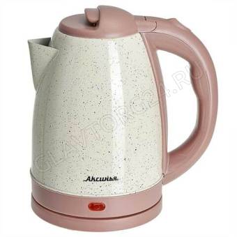 Чайник электрический АКСИНЬЯ КС-1007 1,8л 1,5кВт нерж.сталь бежевый