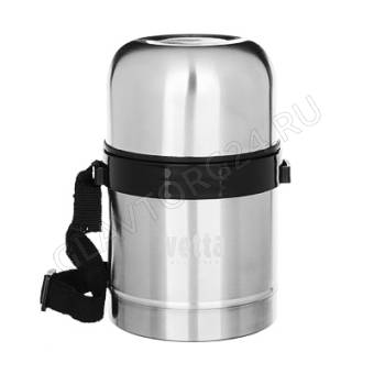 Термос 500мл металлический "Суповой" с широким горлом серебристый VETTA  арт. 841-071