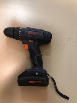 Дрель-Шуруповерт аккум MAX-PRO 18В 2*1,5Ач Li-Ion/85030