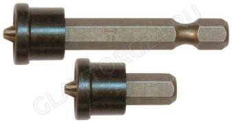 Насадки д/быстрого завинч.самор.по гипр., набор 2 шт., сталь S2 Профи, PH2 x 50 мм