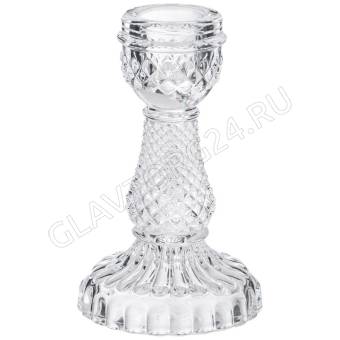ПОДСВЕЧНИК "DIAMANT" 6,5*6,5*10,5СМ/36 арт.355-322