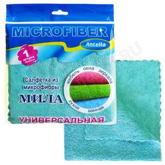 Салфетка МИЛА из микрофибры 30*30 /200шт Антелла