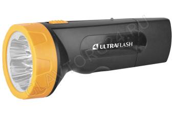 Фонарик Ultraflash LED3860 (аккум 220В, бел. /оранж., 1+COB LED, 2 режима, SLA, пл, коробка)  СНЯТ
