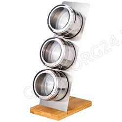 НАБОР Д/СПЕЦИЙ AGNESS 3 ПР. НА ПОДСТАВКЕ 23*12*9СМ/24 арт. 912-050