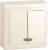 Выключатель 2 о/п кл в сборе крем Volsten V01-32-V22-S Solar