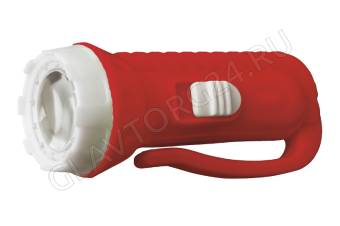 Фонарик Ultra Flash 920-TH (красный, 1LED, линза, 1 реж, 3xAG10 в компл, пласт, блист-пакет) 