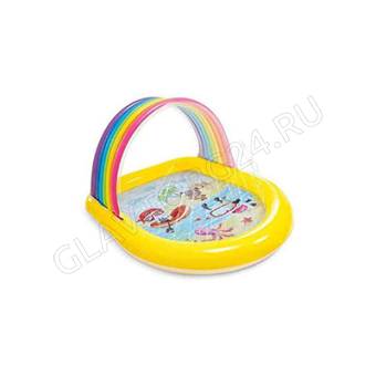 INTEX Игровой центр "Радужная арка", от 2-х лет, 147x13x86см, ПВХ, 57156
