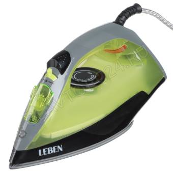 Утюг LEBEN 249-054 1600Вт тефлон зеленый