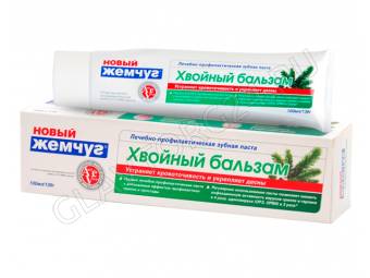 Новый жемчуг з/п 100мл хвойный бальзам /36шт (30924)