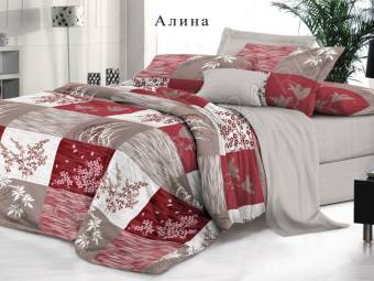 КПБ 1,5сп Domovita Бязь АЛИНА Под143*215+Пр150*215+2Нав(70*70)