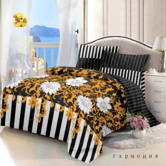 КПБ 1,5сп Lime Time Luxe Сатин Гармония Под145*215+Пр150*220+2Нав(70*70)
