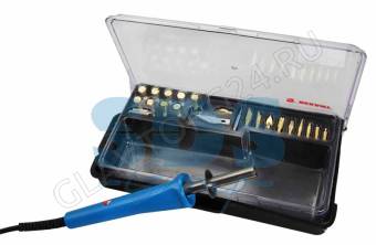 Набор паяльник-выжигатель 19 насадок 220V/30Вт ZD-972A REXANT