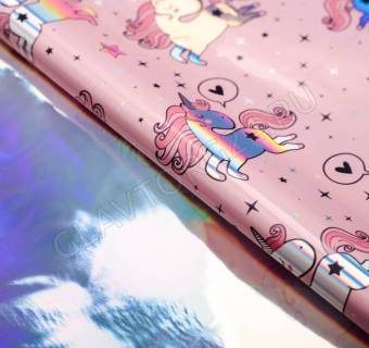 Плёнка упаковочная с голографией Good mood 100*70см 4005167