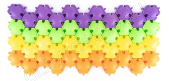 Мягкая мозаика 48 элементов КНОПА 1/4