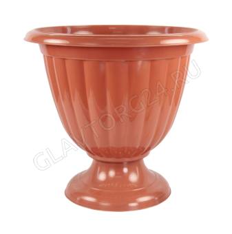 Вазон "Жасмин" 18л (коричневый) М1558