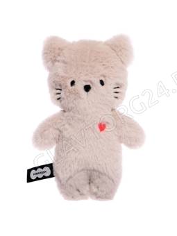 Игрушка мягкая Кошечка Саманта 17,5см искусственный мех Мякиши 