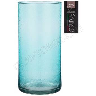 ВАЗА 26СМ CILINDRO AZURE DROPS ДИА=12СМ СТЕКЛО/1 арт. 316-1755