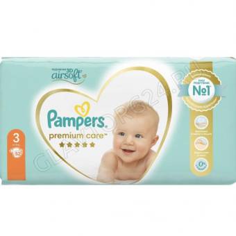 PAMPERS Подгузники Premium Care Midi (6-10кг) Эконом Упаковка 52 ПОСЛЕДНЯЯ ЦЕНА!!!