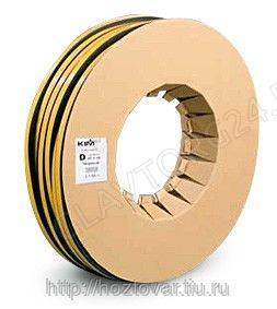 Уплотнитель самоклеющийся профиль "D" 100м коричневый