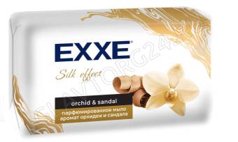 EXXE парфюмированное мыло 140г аромат орхидеи и сандала (silk effect)/24