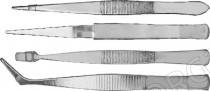 Пинцеты набор 4шт. нержавеющие/67445