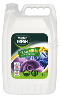 Мастер Фреш гель д/стирки 5л ALL IN 1  канистра HDPE с ручкой/ АКЦИЯ