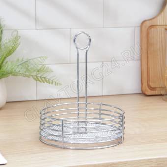 Подставка д/специй 19*24см хром 6913970
