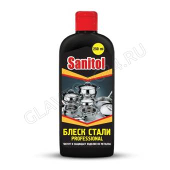 Селена SANITOL блеск стали 250гр/16шт д/металла РАСПРОДАЖА