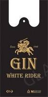 Пакет майка Мегапласт GIN черный 30*60 18мкм 50/2000шт