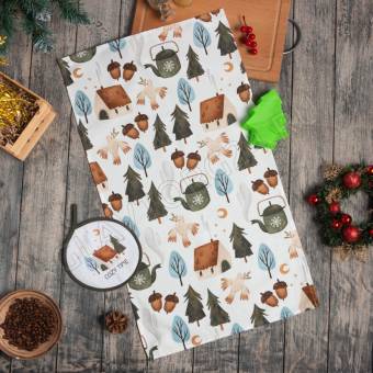Набор кухонный 3пр Этель Winter set (полотенце+прихватка+силиконова форма) 