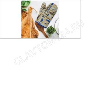Прихватка варежка 18*28см хлопок Романтика Гретта Sea food 30234 вид1 new 
