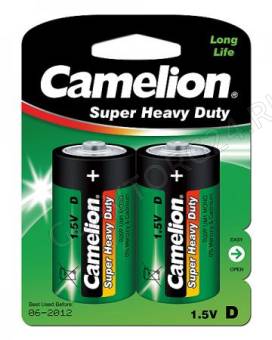 Camelion R20-2BL/12 green батарейка