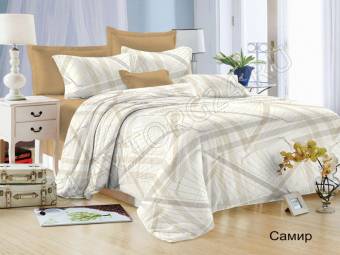КПБ 2сп Satin collection Микросатин САМИР Под175*215+Пр180*215+2Нав(70*70)