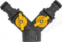 Распределитель 2-х канальный, внутренняя резьба основания 3/4"/76427